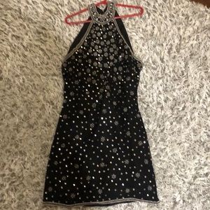 Black Sequin Formal Dress size s